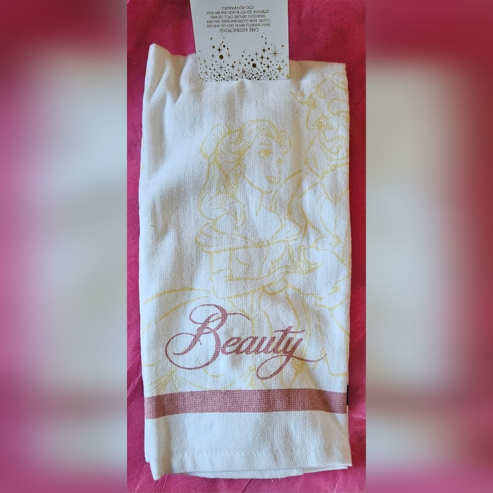 Pair of Beauty and the Beast Kitchen Towels